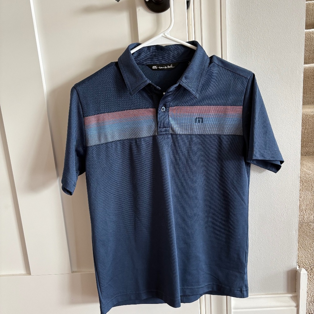 Boys Travis Mathew Cabana Polo Navy, Size Large